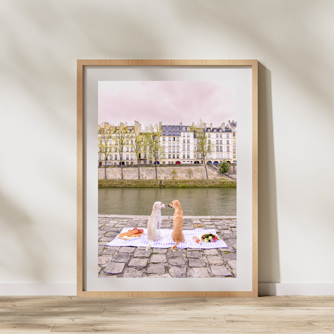 seine river photo framed