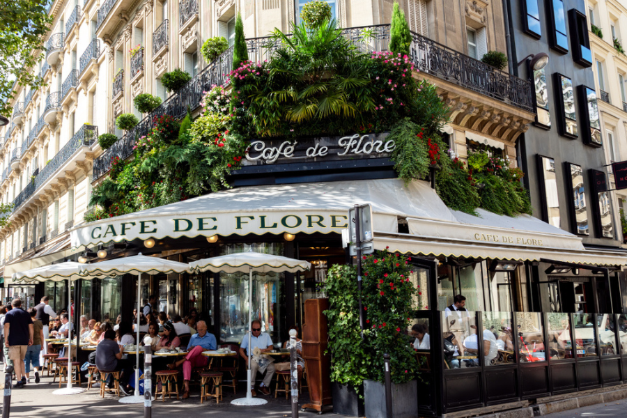 cafe de flor in paris